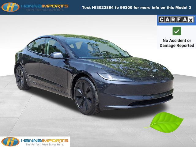 Stealth Gray 2025 Tesla Model 3 Long Range RWD Sedan Rear-Wheel Drive 1-Speed Automatic