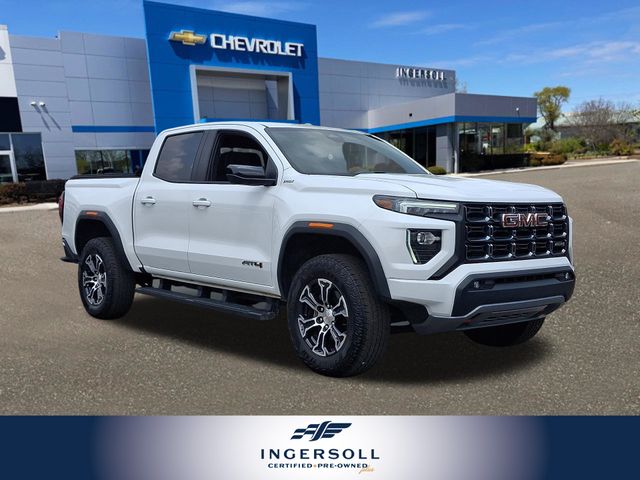 Summit White 2024 GMC Canyon Pickup Truck Four-Wheel Drive 8-Speed Automatic