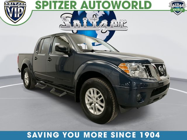 Arctic Blue Metallic 2018 Nissan Frontier SV V6 Crew Cab 4WD Pickup Truck Four-Wheel Drive 5-Speed Automatic Overdrive