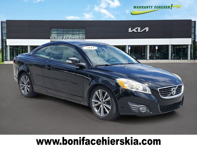 Ember Black Metallic 2011 Volvo C70 T5 Convertible Front-Wheel Drive 5-Speed Automatic