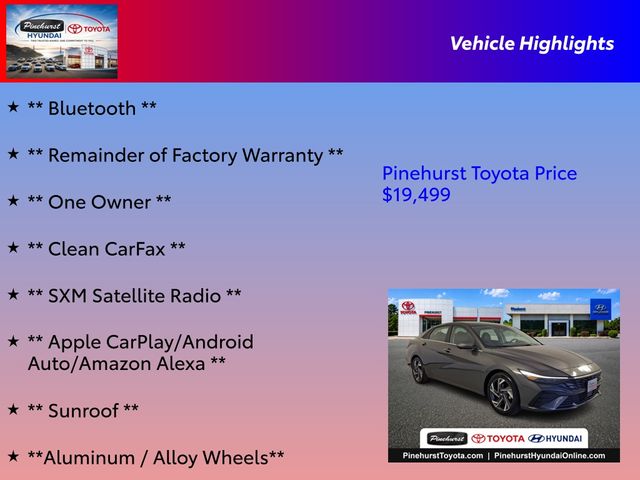 Used 2024 Hyundai Elantra Sedan