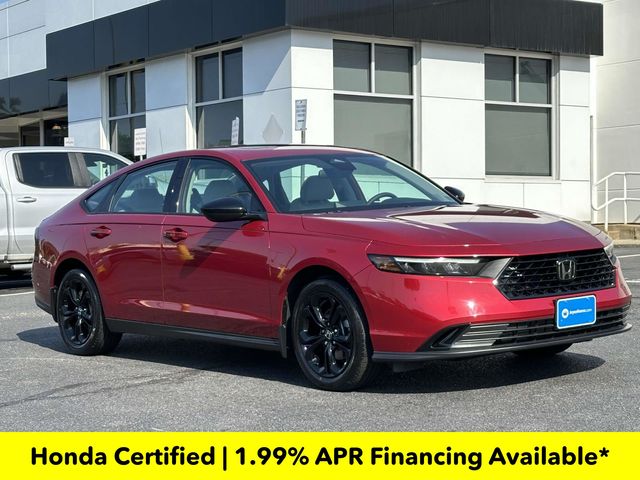 Radiant Red Metallic 2025 Honda Accord Sedan Front-Wheel Drive Continuously Variable Transmission
