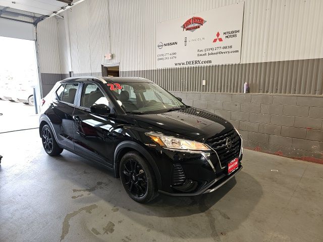 Super Black 2023 Nissan Kicks SV FWD SUV / Crossover Front-Wheel Drive Continuously Variable Transmission