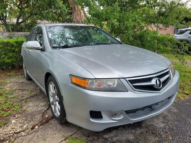 Alabaster Silver Metallic 2006 Acura TSX Sedan FWD with Navigation Sedan Front-Wheel Drive 5-Speed Automatic