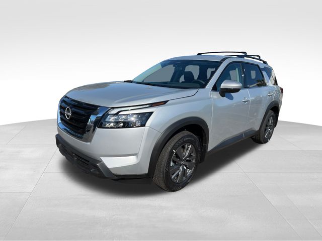 2025 Brilliant Silver Metallic Nissan Pathfinder SV FWD SUV
