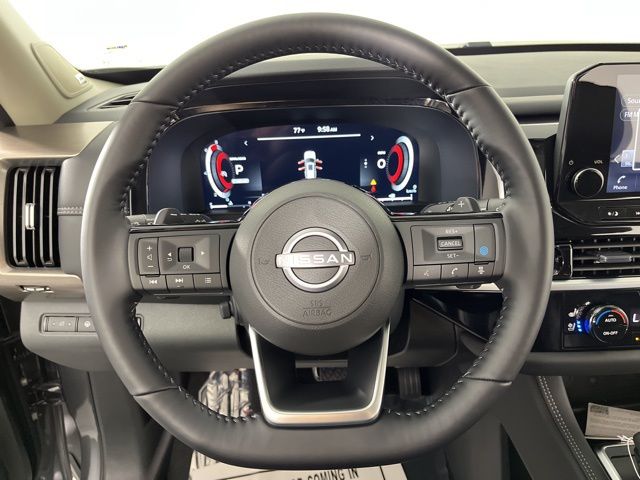 2025 Gun Metallic/Super Black Nissan Pathfinder Platinum FWD SUV