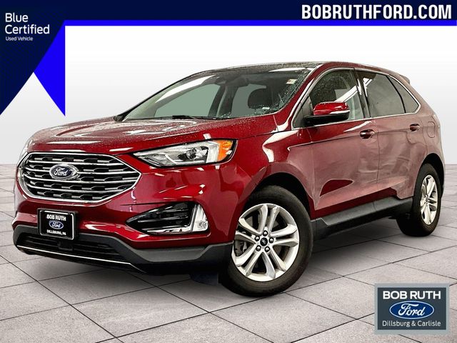 Ruby Red Metallic 2019 Ford Edge SUV / Crossover All-Wheel Drive 8-Speed Automatic