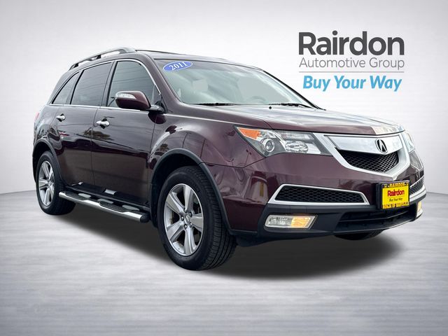 Dark Cherry Pearl 2011 Acura MDX SH-AWD SUV / Crossover All-Wheel Drive 6-Speed Automatic