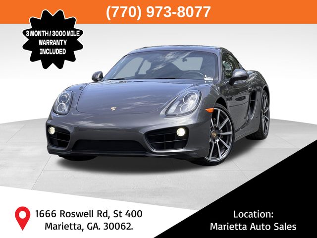 Agate Gray Metallic 2016 Porsche Cayman Black Edition Coupe Rear-Wheel Drive 7-Speed Automatic