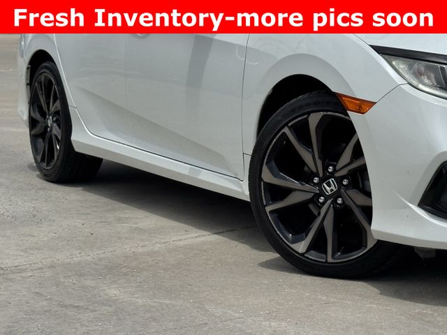 2021 Honda Civic Sport White at Emmons Autoplex