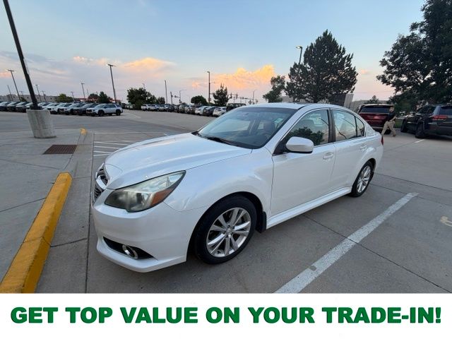Satin White Pearl 2014 Subaru Legacy Sedan All-Wheel Drive 5-Speed Automatic