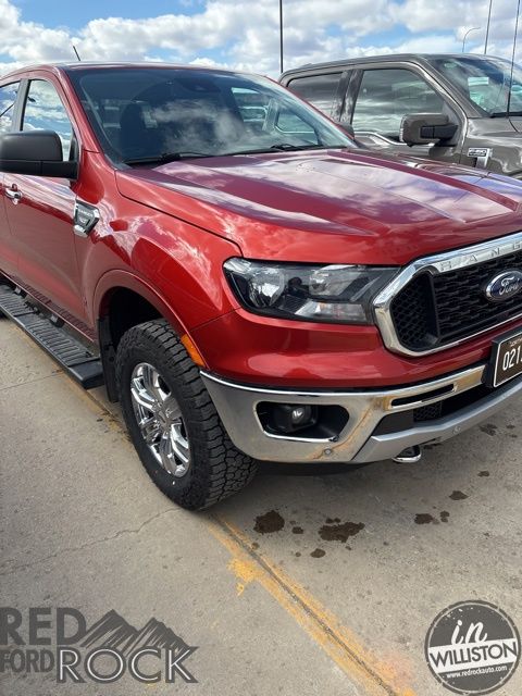 Chili Pepper Red 2019 Ford Ranger XLT SuperCrew 4WD Pickup Truck Four-Wheel Drive Automatic