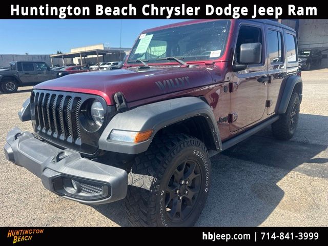 Snazzberry Pearlcoat 2021 Jeep Wrangler SUV / Crossover Four-Wheel Drive 8-Speed Automatic