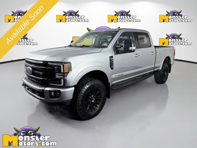 Silver 2021 Ford F-350 Super Duty Pickup Truck Four-Wheel Drive Automatic