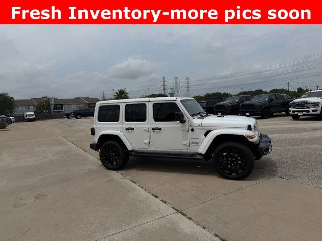 2023 Jeep Wrangler Sahara 4xe White at DeMontrond Gulf Freeway