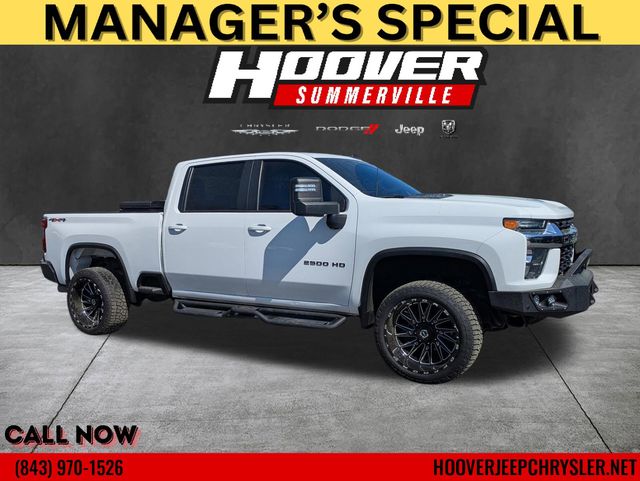 Summit White 2021 Chevrolet Silverado 2500HD LT Crew Cab 4WD Pickup Truck Four-Wheel Drive Automatic