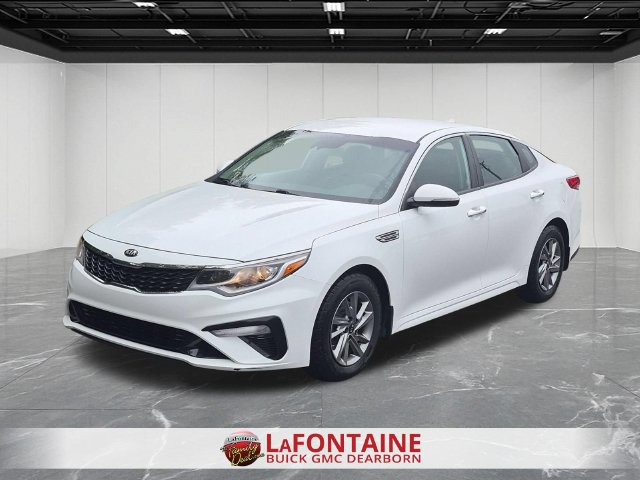 Snow White Pearl 2019 Kia Optima Sedan Front-Wheel Drive 6-Speed Automatic