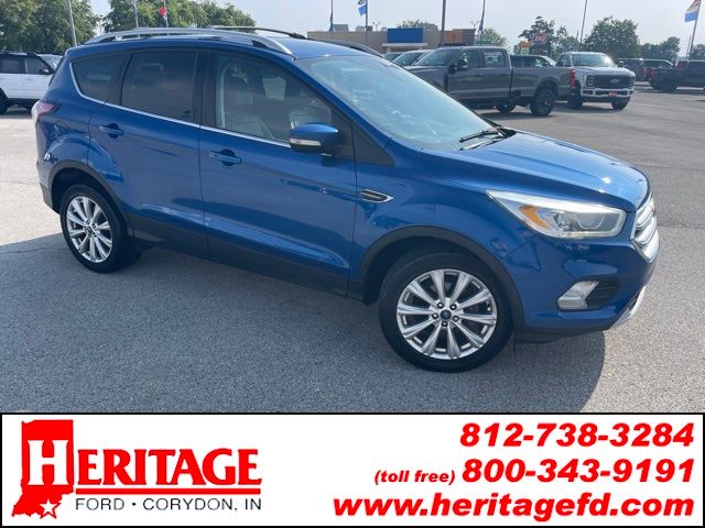 Lightning Blue Metallic 2017 Ford Escape SUV / Crossover Front-Wheel Drive 6-Speed Automatic