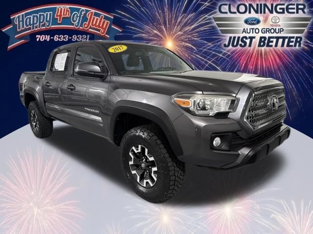 Magnetic Gray Metallic 2017 Toyota Tacoma Pickup Truck Four-Wheel Drive 6-Speed Automatic