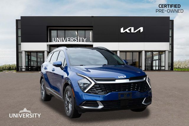 Sapphire Blue 2023 Kia Sportage SX FWD SUV / Crossover Front-Wheel Drive 8-Speed Automatic