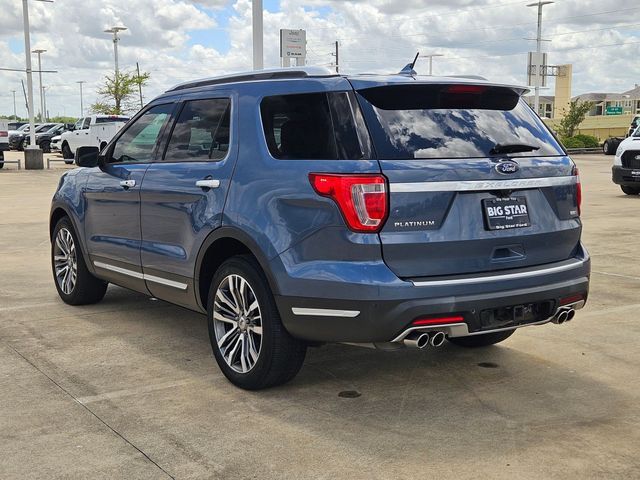 2019 Ford Explorer Platinum Blue at Cook Ford
