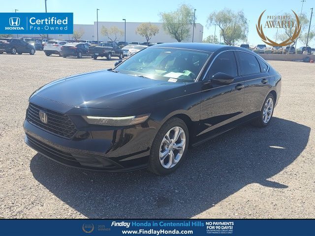 Crystal Black Pearl 2026 Honda Accord Sedan Front-Wheel Drive Continuously Variable Transmission