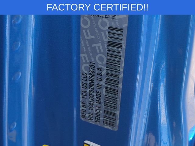 Used 2021 Blue Jeep Unlimited Sahara 4xe image 37