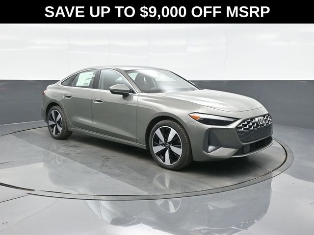 Gray 2025 Audi A5 quattro Prestige Sedan Sedan All-Wheel Drive 7-Speed Automatic