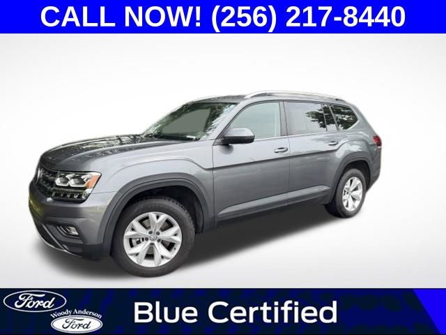 Platinum Gray Metallic 2019 Volkswagen Atlas SUV / Crossover Front-Wheel Drive 8-Speed Automatic