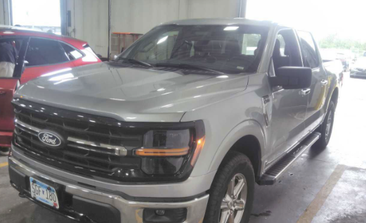 Silver Metallic 2025 Ford F-150 Pickup Truck Four-Wheel Drive Automatic