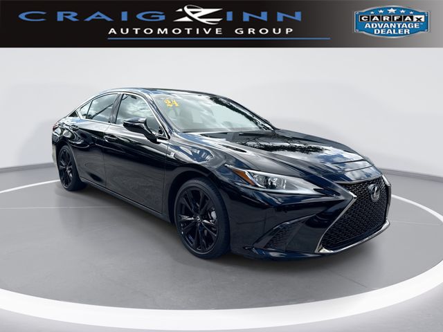 Black (Obsidian) 2024 Lexus ES Sedan 8-Speed Automatic