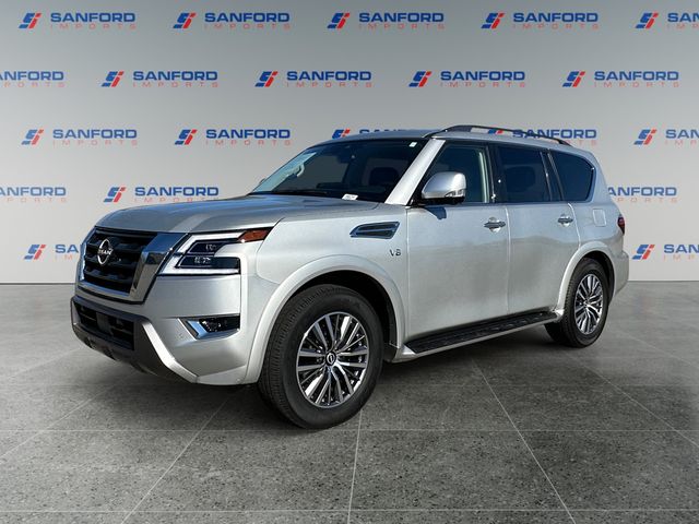 Brilliant Silver Metallic 2022 Nissan Armada SL RWD SUV / Crossover 4X2 7-Speed Automatic