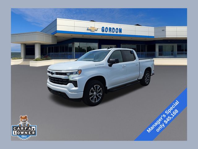 Summit White 2024 Chevrolet Silverado 1500 Pickup Truck Four-Wheel Drive Automatic