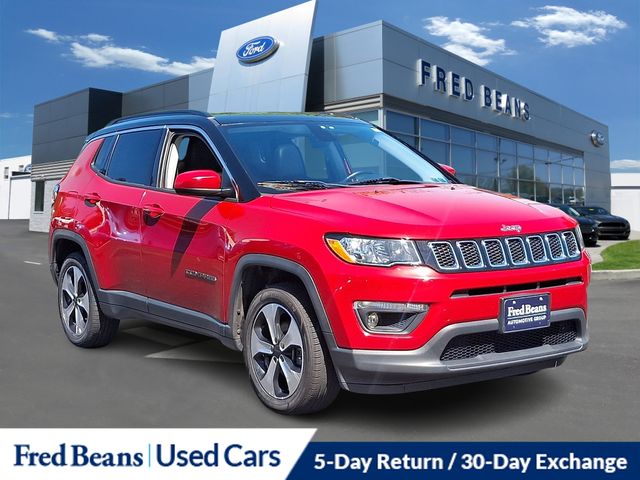Redline Pearlcoat 2018 Jeep Compass SUV / Crossover Four-Wheel Drive 9-Speed Automatic