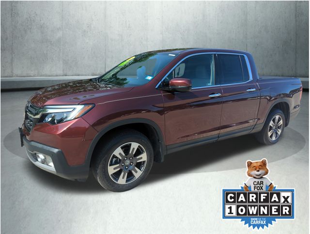 Red 2020 Honda Ridgeline Pickup Truck All-Wheel Drive 9-Speed Automatic