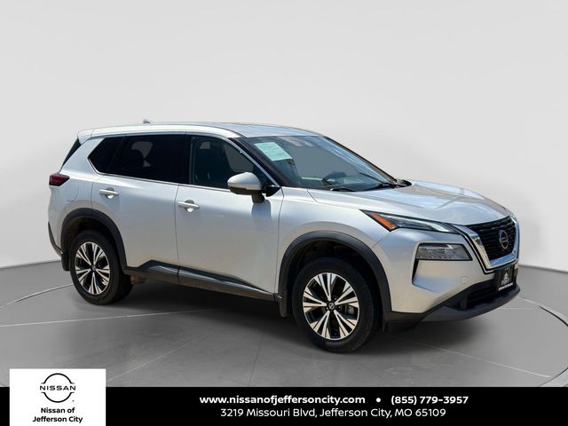 Brilliant Silver Metallic 2021 Nissan Rogue SV FWD SUV / Crossover Front-Wheel Drive Continuously Variable Transmission