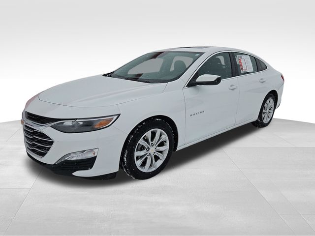 Summit White 2024 Chevrolet Malibu LT with 1LT FWD Sedan Front-Wheel Drive Continuously Variable Transmission