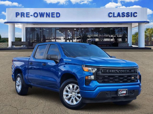 2024 Chevrolet Silverado 1500 Custom Blue at Classic Elite Chevrolet Sugar Land