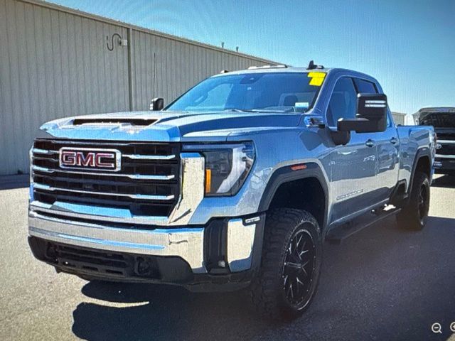 Silver 2024 GMC Sierra 2500HD Pickup Truck Four-Wheel Drive Automatic