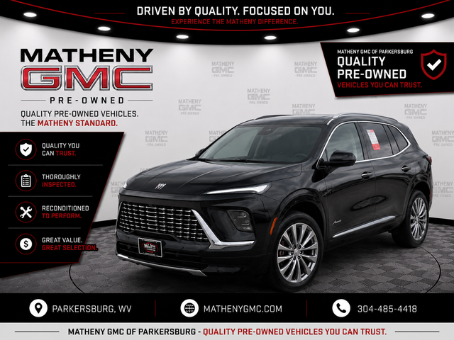 Black (Ebony Twilight Metallic) 2025 Buick Enclave SUV / Crossover Four-Wheel Drive 8-Speed Automatic