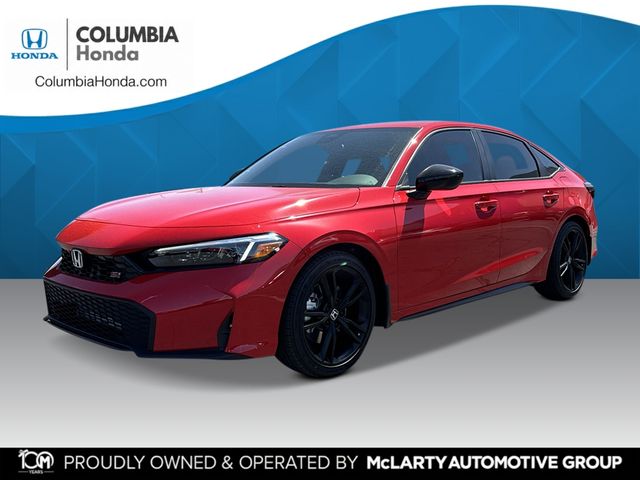 Rallye Red 2026 Honda Civic Sedan Front-Wheel Drive 6-Speed Manual