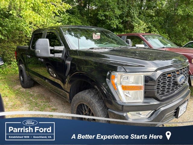 Agate Black Metallic 2021 Ford F-150 Pickup Truck Four-Wheel Drive Automatic