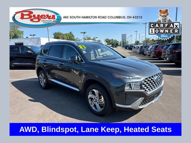 Portofino Gray 2021 Hyundai Santa Fe SUV / Crossover All-Wheel Drive 8-Speed Automatic
