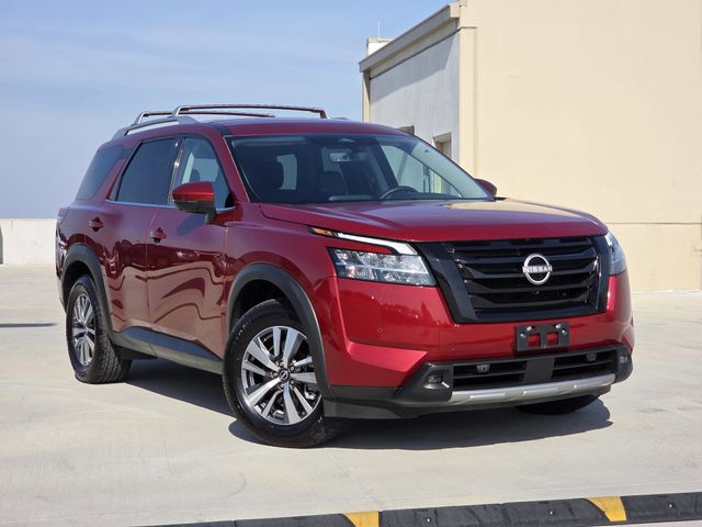 2023 Nissan Pathfinder SL Red at Big Star Buick GMC