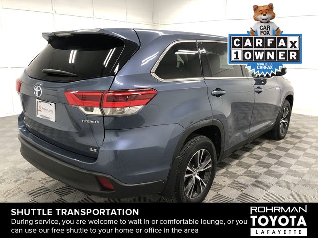 2019 Toyota Highlander Hybrid LE 6