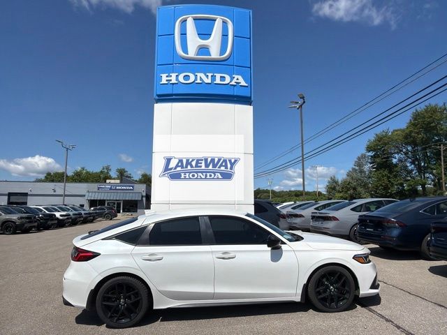 White 2022 Honda Civic Hatchback Hatchback Front-Wheel Drive Continuously Variable Transmission