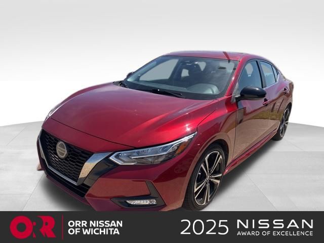 Red (Scarlet Ember Tintcoat) 2023 Nissan Sentra SR FWD Sedan Front-Wheel Drive Continuously Variable Transmission