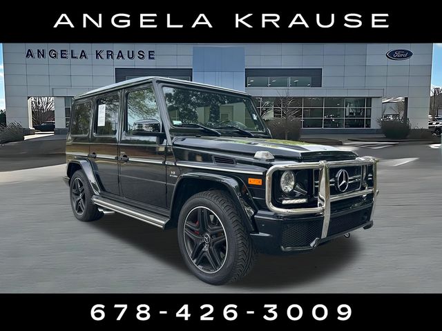 Obsidian Black Metallic 2017 Mercedes-Benz G-Class AMG G 63 4MATIC SUV / Crossover All-Wheel Drive 7-Speed Automatic