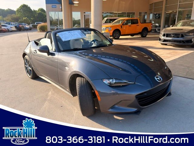 Machine Gray Metallic 2023 Mazda MX-5 Miata RF Grand Touring RWD Convertible Rear-Wheel Drive 6-Speed Automatic