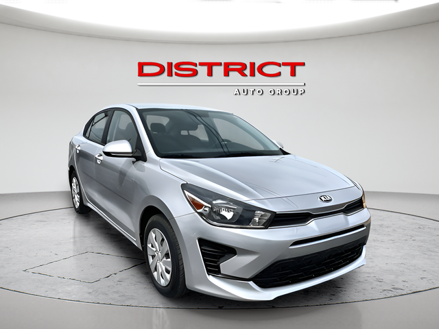 Silky Silver 2021 Kia Rio Sedan Front-Wheel Drive Continuously Variable Transmission